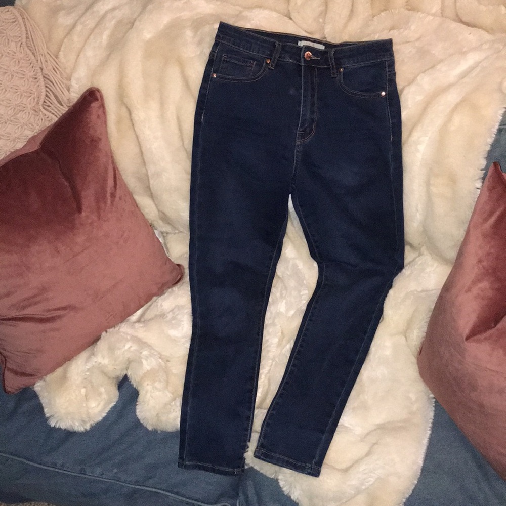 True blue denim jeans